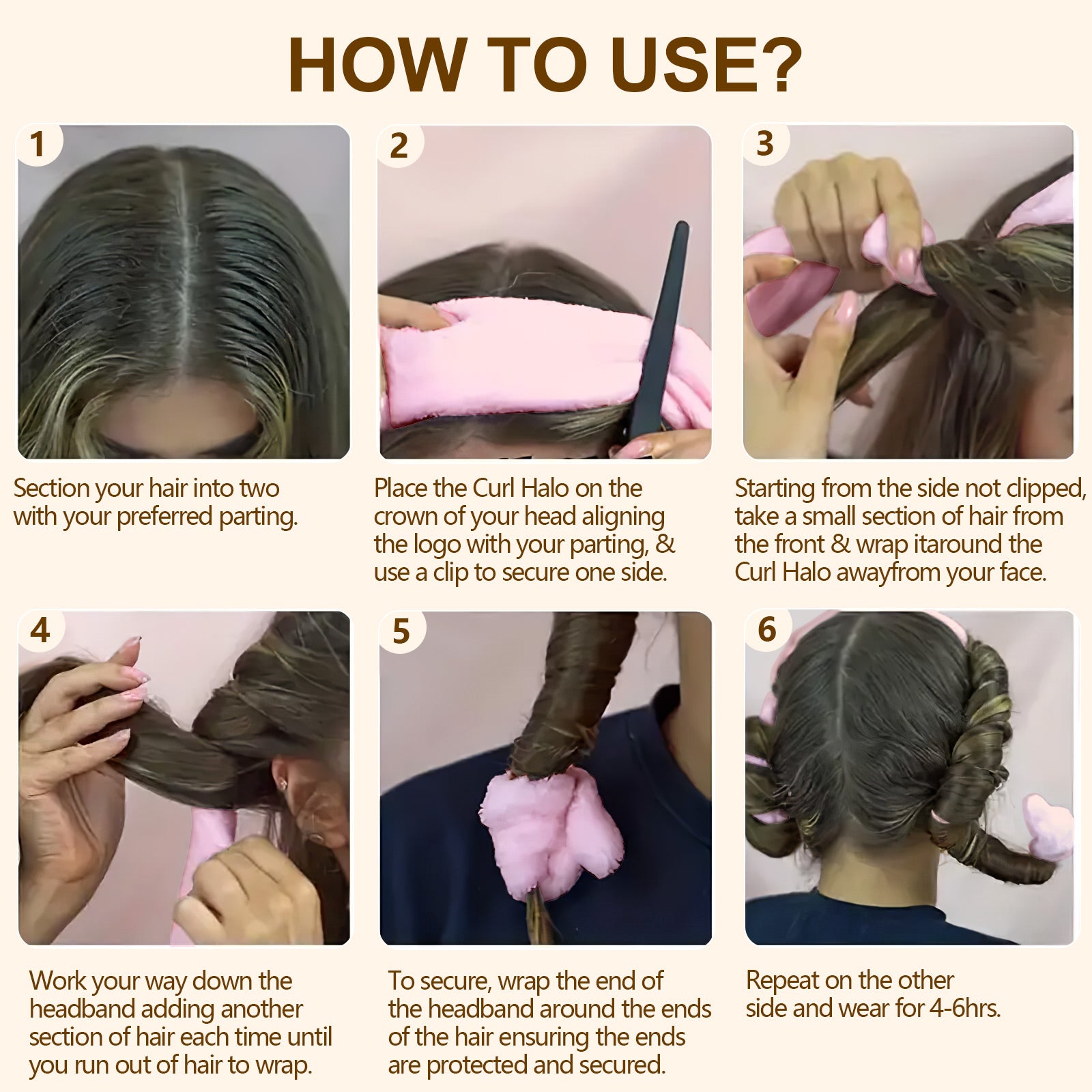 Curl & Glo Heatless Curling Set