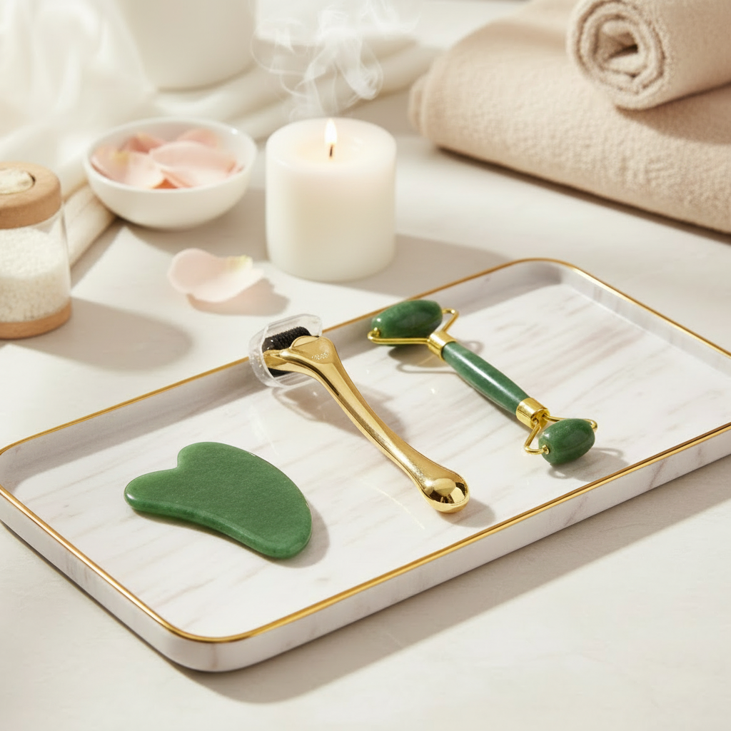 Jade Facial Tool Set - Clean Version