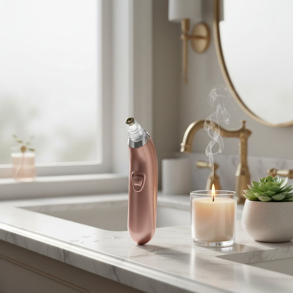 Rose Gold with Candle
